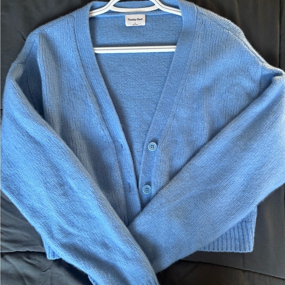 Sunday Best Light Blue Caridgan